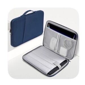 CaseBuy Navy Blue 13 Inch iPad Pro Air Tablet Sleeve Padded Travel Carrying Bag